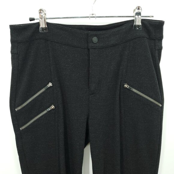 Athleta Moto-Style Soft Skinny Pants 8 Charcoal Gray - Picture 5 of 16